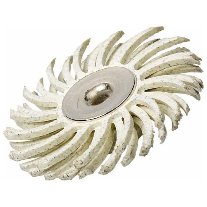 Brosse abrasive de précision DREMEL S472 - Diametre 25mm - Grain 120 - Pour Ponçage et Polissage