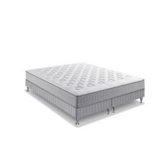 Ensemble matelas sommier 180 x 190 (Sommier 2x90) SIMMONS Hauteur 23 cm - Ressorts ensachés Sensoft - Fabriqué en France - SW1
