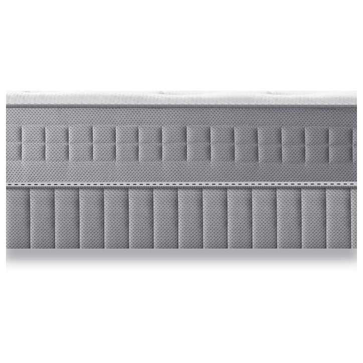 Ensemble matelas sommier 180 x 190 (Sommier 2x90) SIMMONS Hauteur 23 cm - Ressorts ensachés Sensoft - Fabriqué en France - SW1