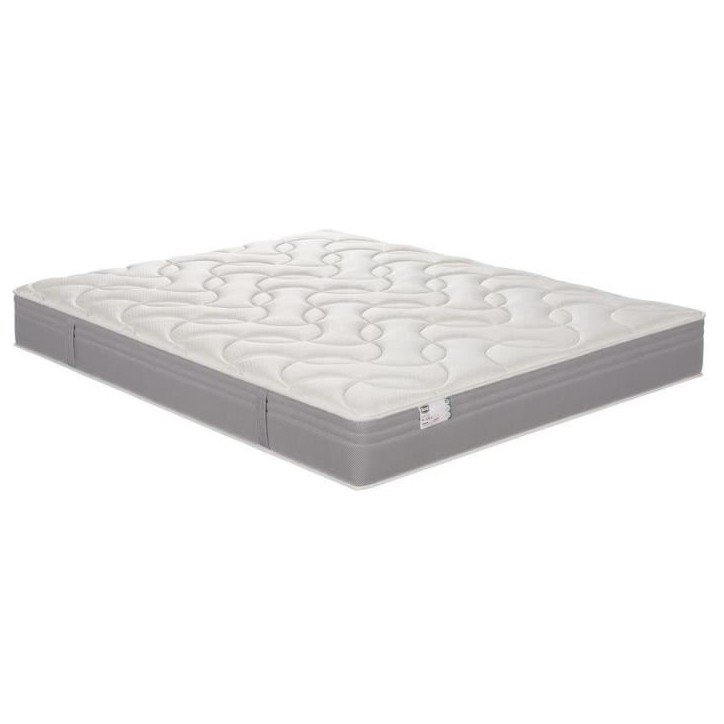 Matelas 140 x 190 SIMMONS - Hauteur 26 cm - Ressorts ensachés - Suspension FullSpring - No Flip - Fabriqué en France - R-SW3
