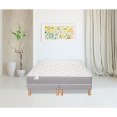 Matelas 90 x 190 SIMMONS - Hauteur 22 cm - Ressorts ensachés - Suspen