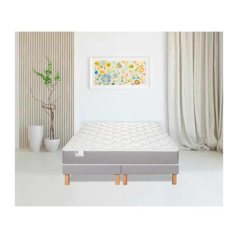 Matelas 90 x 190 SIMMONS - Hauteur 22 cm - Ressorts ensachés - Suspen