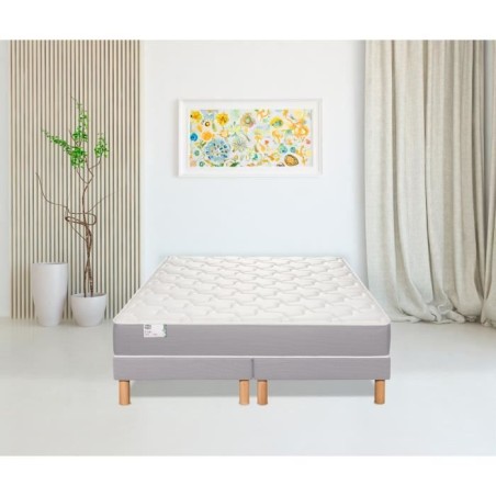 Matelas 90 x 190 SIMMONS - Hauteur 22 cm - Ressorts ensachés - Suspen