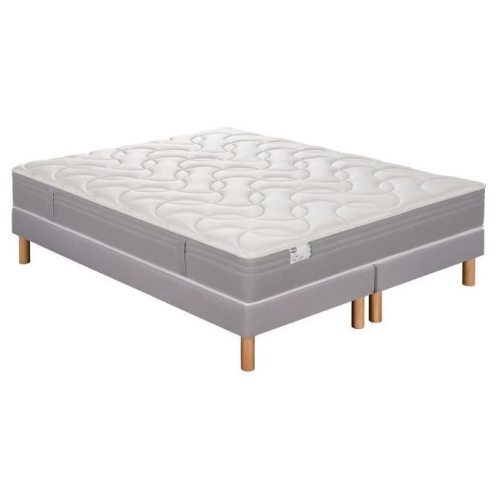 Ensemble matelas sommier 90 x 190 SIMMONS Hauteur 26 cm - Ressorts ensachés Fullspring - Fabriqué en France - R-SW3 Ensemble matelas sommier 90 x 190 SIMMONS Hauteur 26 cm - Ressorts ensachés Fullspring - Fabriqué en France - R-SW3