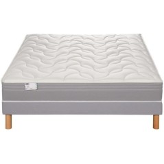 Ensemble matelas sommier 90 x 190 SIMMONS Hauteur 26 cm - Ressorts ens