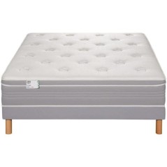 Ensemble matelas sommier 140 x 190 SIMMONS Hauteur 30 cm - Ressorts ensachés Fullspring - Fabriqué en France - R-SW6