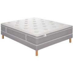 Ensemble matelas sommier 140 x 200 SIMMONS Hauteur 30 cm - Ressorts en