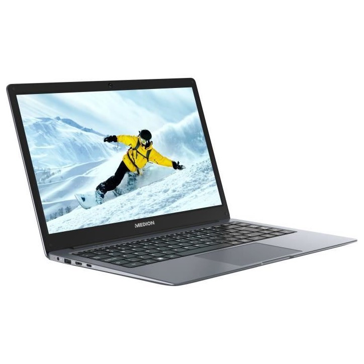PC portable - MEDION – AKOYA E14223 MD62560 - 14 FHD - Intel Celeron N4120 - RAM 4 Go - eMMC 128Go - Windows 11 Home S AZERTY PC portable - MEDION – AKOYA E14223 MD62560 - 14 FHD - Intel Celeron N4120 - RAM 4 Go - eMMC 128Go - Windows 11 Home S AZERTY