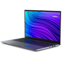 PC Portable MEDION Akoya E15223 MD600044 - Win 11 - 15 FHD IPS - Intel Celeron N100 - RAM 8Go - 128Go UFS - AZERTY