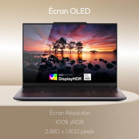 PC Portable MEDION Signium 14 S1 | Sans Windows - 14 2,8K OLED 120Hz - Intel Core 5-120U - RAM 16Go - Stockage 512 Go SSD - AZER