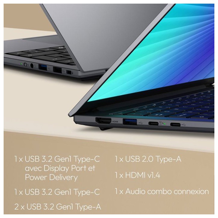 PC Portable MEDION Signium 14 S1 | Sans Windows - 14 2,8K OLED 120Hz - Intel Core 5-120U - RAM 16Go - Stockage 512 Go SSD - AZER PC Portable MEDION Signium 14 S1 | Sans Windows - 14 2,8K OLED 120Hz - Intel Core 5-120U - RAM 16Go - Stockage 512 Go SSD - AZER