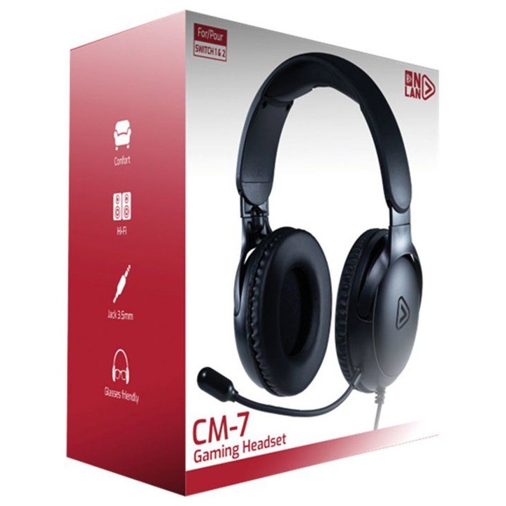 Casque Gaming filaire - Onlan - S2-CM-7 - Compatible Nintendo Switch 2 - Micro - Noir Casque Gaming filaire - Onlan - S2-CM-7 - Compatible Nintendo Switch 2 - Micro - Noir