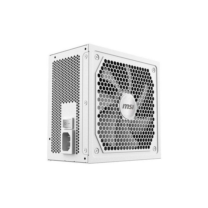 Bloc d'alimentation PC - MSI - MAG A1000GL - PCIe CEM 5.1 - 1000 W - Ventilateurs 135 mm - Blanc Bloc d'alimentation PC - MSI - MAG A1000GL - PCIe CEM 5.1 - 1000 W - Ventilateurs 135 mm - Blanc