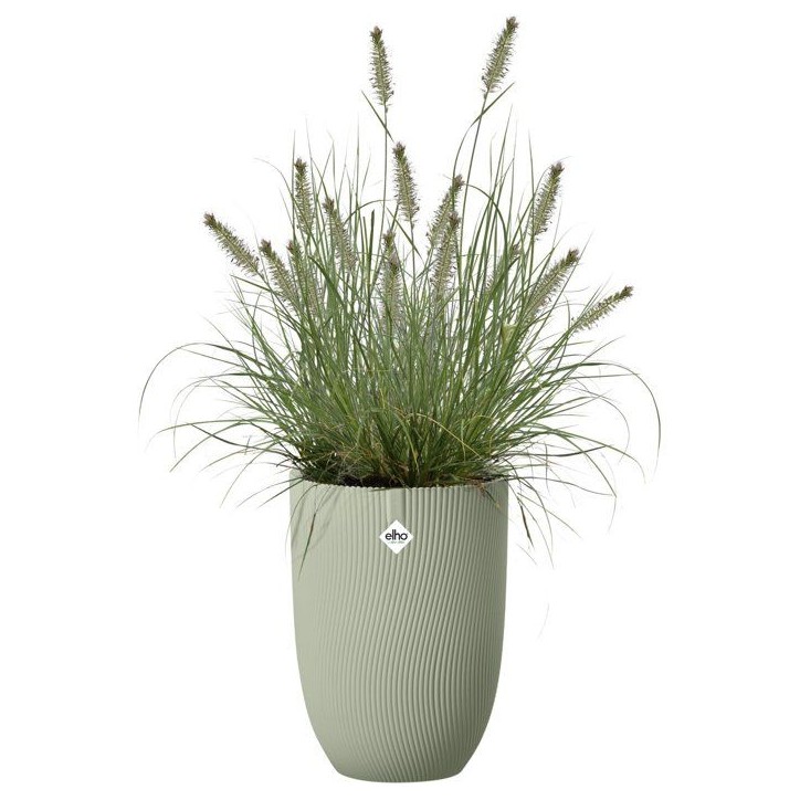 Pot de fleur haut - ELHO - Sereh Haut 30 - 22 L - L 30 x B 29.5 x H 41 cm - Vert- Balcon/intérieur/extérieur Pot de fleur haut - ELHO - Sereh Haut 30 - 22 L - L 30 x B 29.5 x H 41 cm - Vert- Balcon/intérieur/extérieur