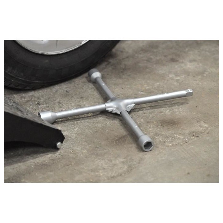 Clé en croix renforcé - PRECISION STEEL - Douilles 17, 19, 21 mm Clé en croix renforcé - PRECISION STEEL - Douilles 17, 19, 21 mm