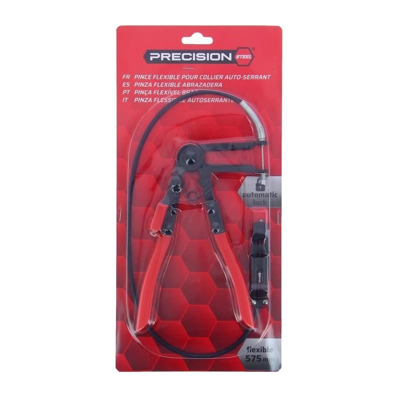 Pince flexible pour collier auto-serrant de durite - PRECISION STEEL