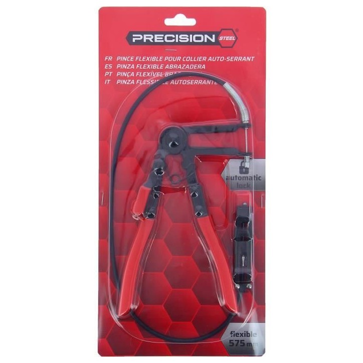 Pince flexible pour collier auto-serrant de durite - PRECISION STEEL Pince flexible pour collier auto-serrant de durite - PRECISION STEEL
