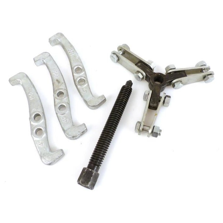 Extracteur 3 griffes 100 mm pour roulement - PRECISION STEEL - Pignon - Volant moteur Extracteur 3 griffes 100 mm pour roulement - PRECISION STEEL - Pignon - Volant moteur