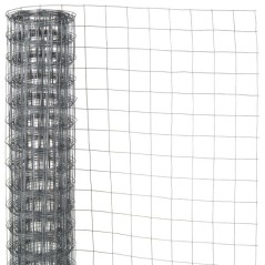 Grillage carré - NATURE - 0,5 x 10 m - Ep. 12,7 mm - Gris