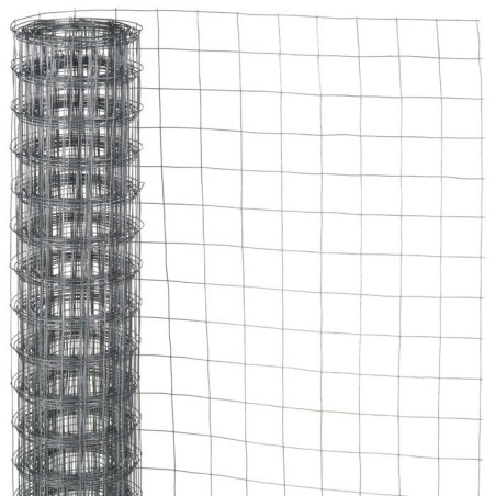 Grillage carré - NATURE - 0,5 x 3 m - Ep. 6,4 mm - Gris