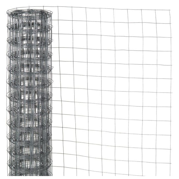 Grillage carré - NATURE - 0,5 x 3 m - Ep. 6,4 mm - Gris