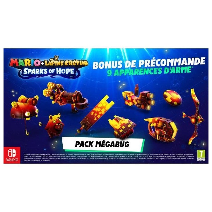 Mario + Lapins Crétins : Sparks of Hope Jeu Switch