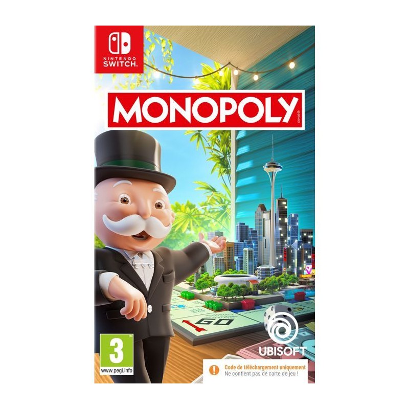 Monopoly 2024 - Jeu Nintendo Switch - Code in a Box