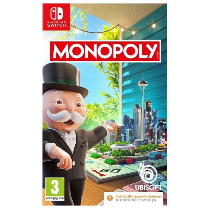 Monopoly 2024 - Jeu Nintendo Switch - Code in a Box