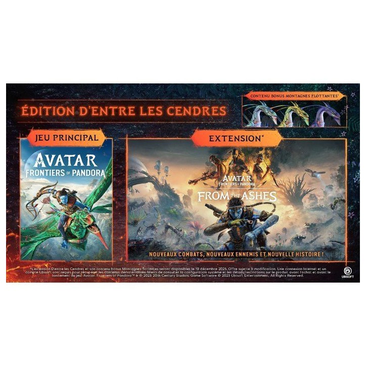 AVATAR: Frontiers of Pandora - Edition D'entre les Cendres - Jeu Xbox Series X