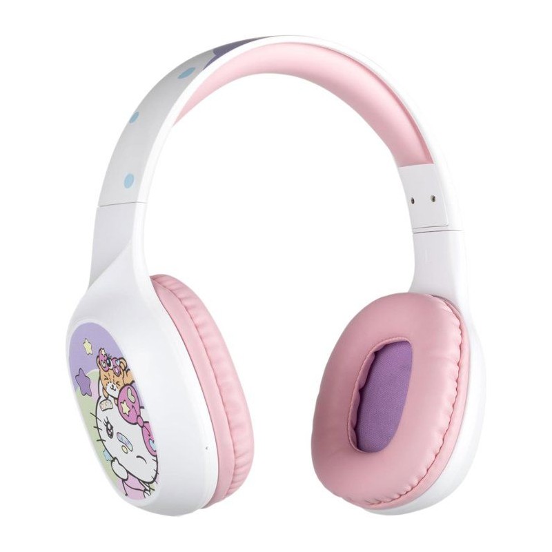 Casque audio - Sans fil - Konix - Hello Kitty - Bluetooth 5.3 PC, smar