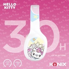 Casque audio - Sans fil - Konix - Hello Kitty - Bluetooth 5.3 PC, smar
