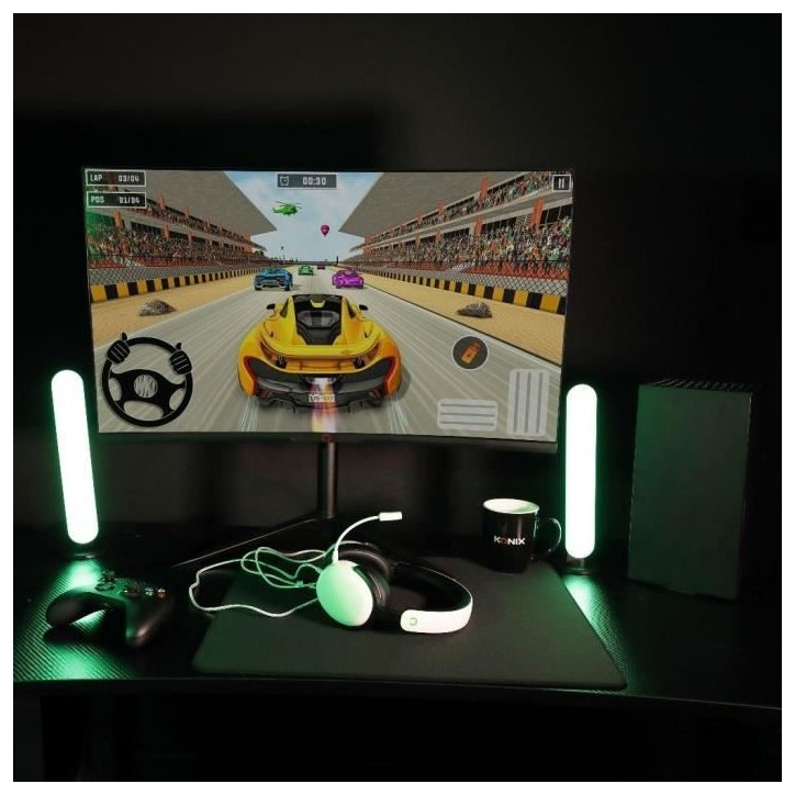 Casque gaming circum-aural filaire - KONIX - Nexus Xbox Series X|S - Haut-parleurs 40 mm - Microphone - Jack 3.5 mm - Câble 1,5 Casque gaming circum-aural filaire - KONIX - Nexus Xbox Series X|S - Haut-parleurs 40 mm - Microphone - Jack 3.5 mm - Câble 1,5