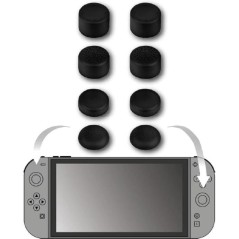 Pack de 8 appuie-pouces pour joysticks - KONIX - Joy-Con Nintendo Swit