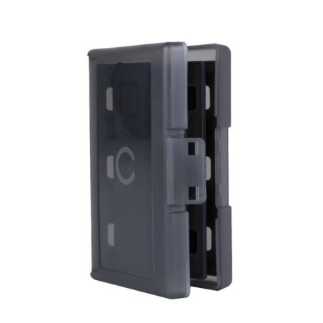 Boîtier de protection et transport - KONIX - Pour cartouches de jeux Nintendo Switch 2 - Antichoc - 24 rangements - Noir