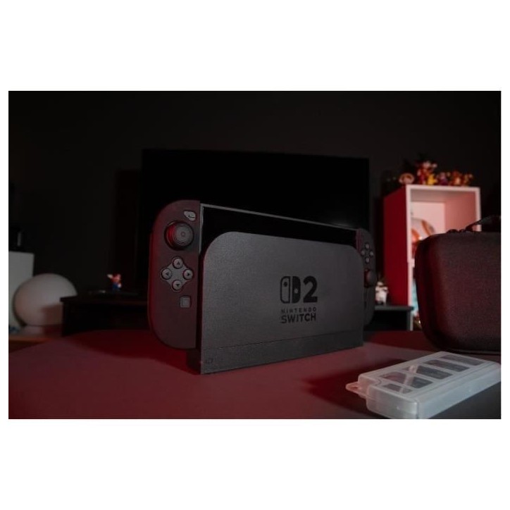 Pack d'accessoires gaming - KONIX - Nintendo Switch 2 - Housse - 4 appuie-pouces - Verre trempé - Boîtier 9 jeux - Écouteurs Pack d'accessoires gaming - KONIX - Nintendo Switch 2 - Housse - 4 appuie-pouces - Verre trempé - Boîtier 9 jeux - Écouteurs