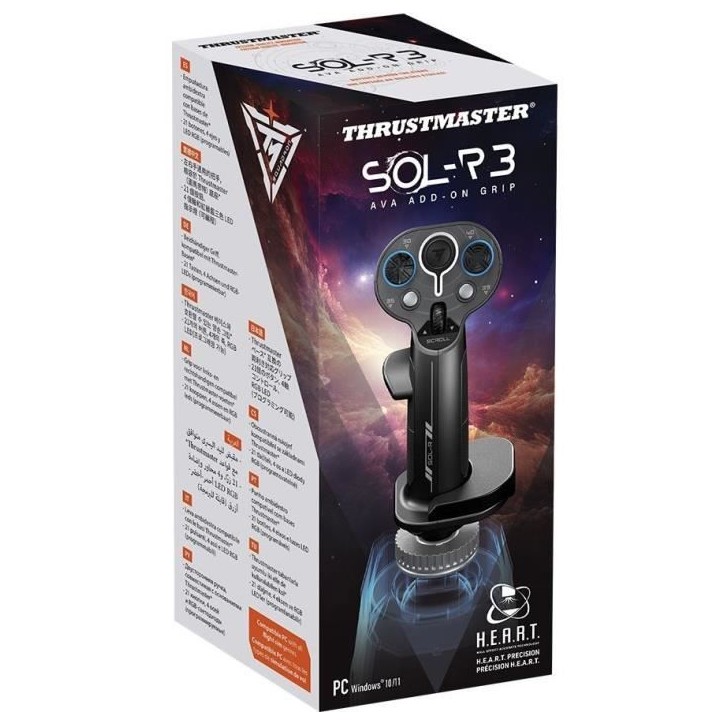 Poignée additionnelle - THRUSTMASTER - Sol-R 3 AVA Add-On Grip - Technologie HEART - 21 boutons - 6 axes Poignée additionnelle - THRUSTMASTER - Sol-R 3 AVA Add-On Grip - Technologie HEART - 21 boutons - 6 axes