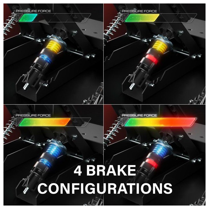 Pédalier de simulation - THRUSTMASTER - Raceline Pedals III LC - Métal - Capteurs magnétiques H.E.A.R.T - Frein Load Cell 100 Pédalier de simulation - THRUSTMASTER - Raceline Pedals III LC - Métal - Capteurs magnétiques H.E.A.R.T - Frein Load Cell 100