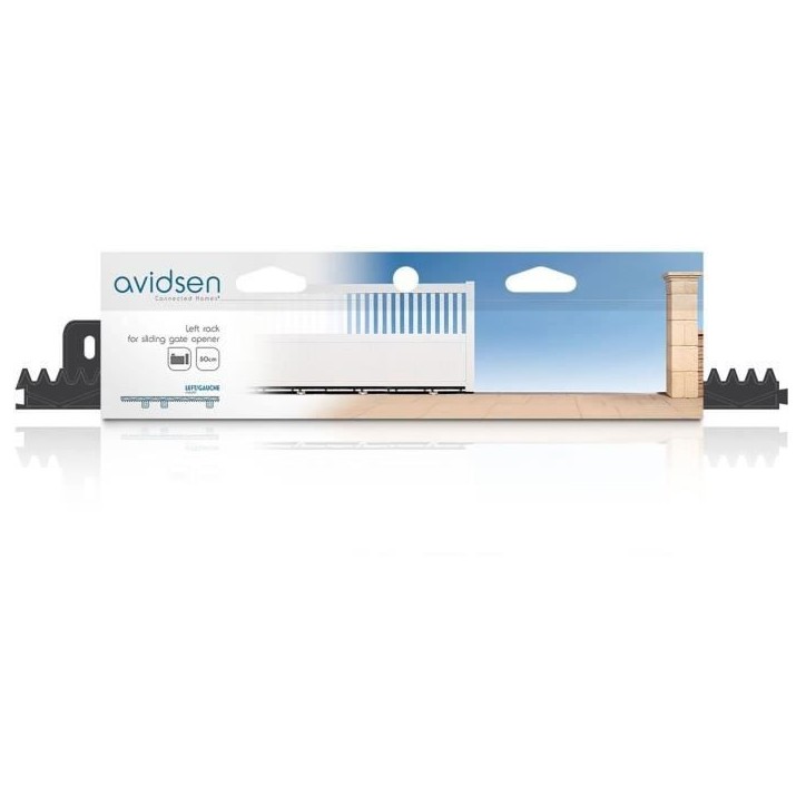 Crémaillere supplémentaire droite ou gauche - AVIDSEN - Pour portail coulissant - Nylon renforcé - 50 cm Crémaillere supplémentaire droite ou gauche - AVIDSEN - Pour portail coulissant - Nylon renforcé - 50 cm