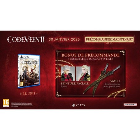 CODE VEIN II - Jeu PS5