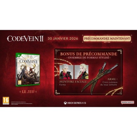 CODE VEIN II - Jeu Xbox Series X