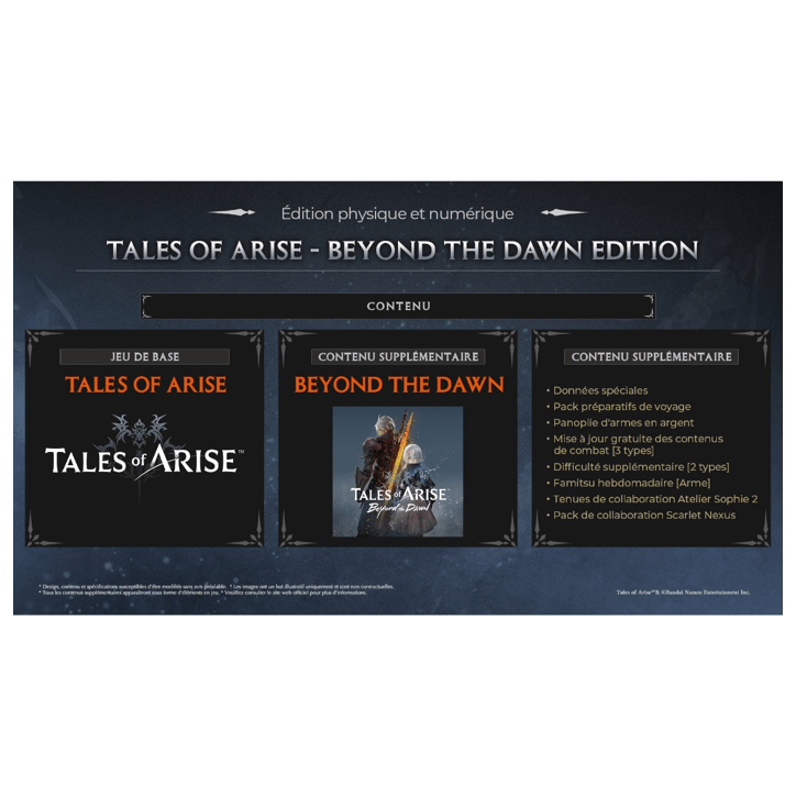 Tales of Arise - Beyond the Dawn Edition • Jeu Nintendo Switch 2