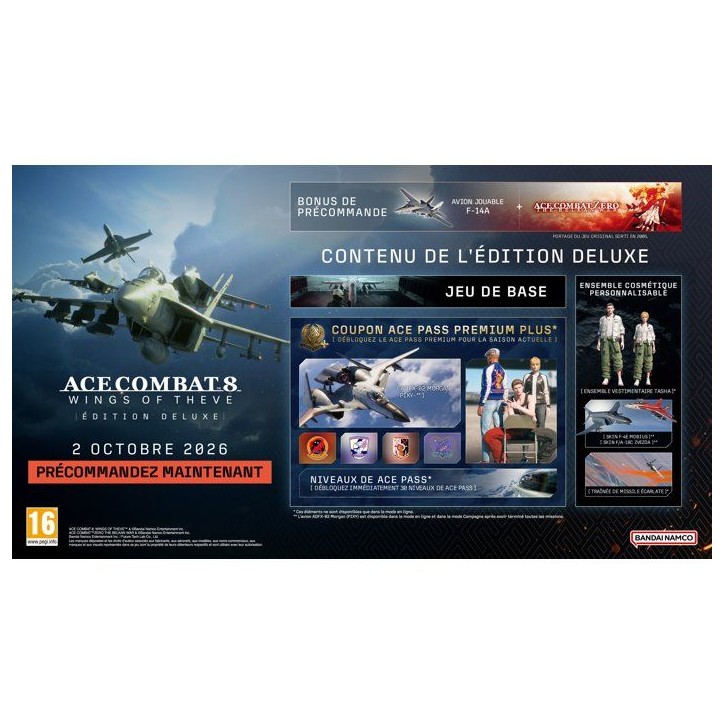 ACE COMBAT 8: WINGS OF THEVE - Deluxe Edition - Jeu XBOX SERIES X