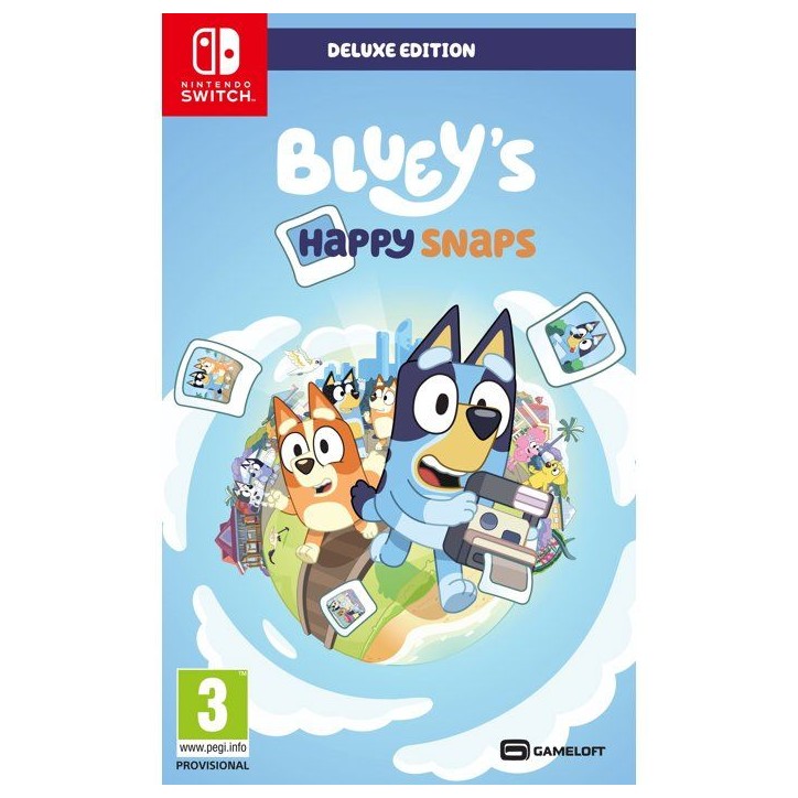 Bluey's Happy Snaps - JEU SWITCH - Day One Deluxe Edition Bluey's Happy Snaps - JEU SWITCH - Day One Deluxe Edition