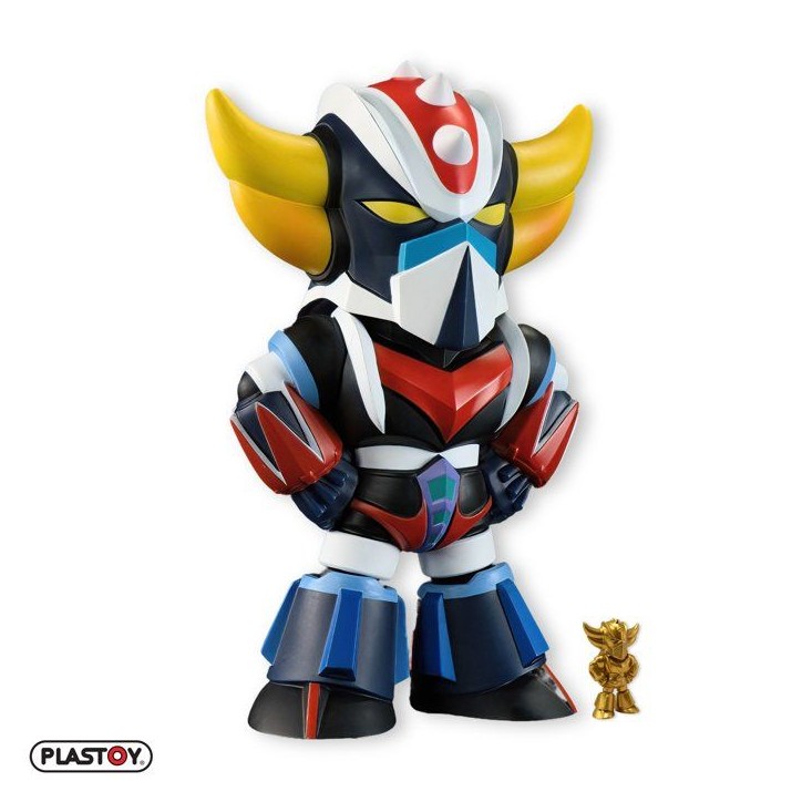 Figurine - PLASTOY - Goldorak XXL + Mini statuette - PVC - 40 cm - Mini 7 cm