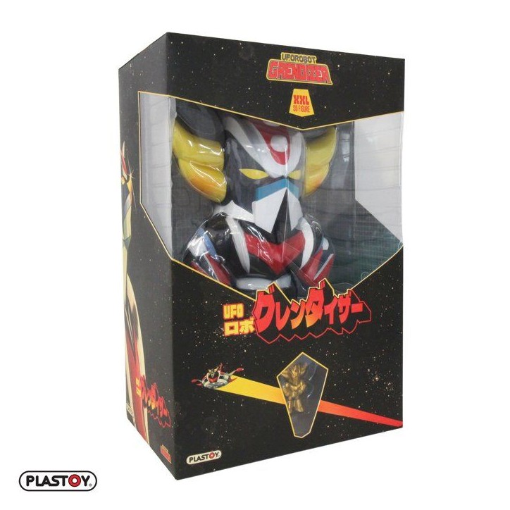 Figurine - PLASTOY - Goldorak XXL + Mini statuette - PVC - 40 cm - Mini 7 cm