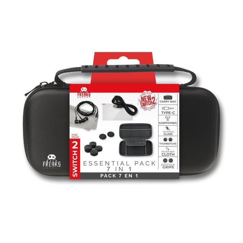 Kit d'accessoires - FREAKS AND GEEKS - Nintendo Switch 2 - Sacoche 7-e