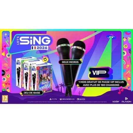 Let's sing 2026 + 2 Micros - Jeu Xbox Series X