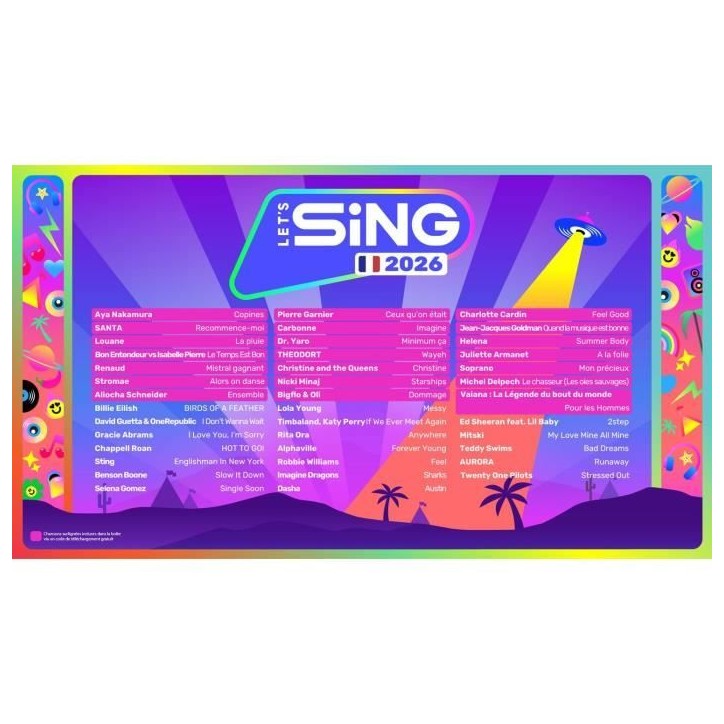 Let's sing 2026 - Jeu PS5