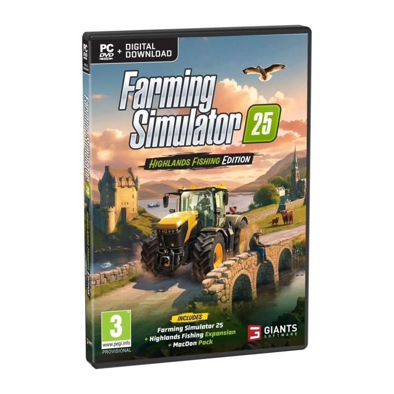 Farming Simulator 25 : Highlands Fishing Edition - Jeu PC