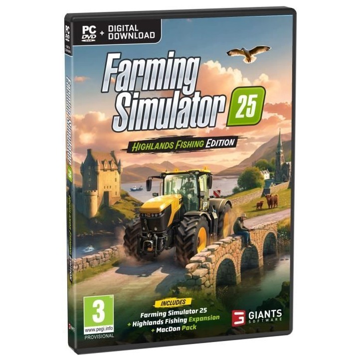 Farming Simulator 25 : Highlands Fishing Edition - Jeu PC Farming Simulator 25 : Highlands Fishing Edition - Jeu PC